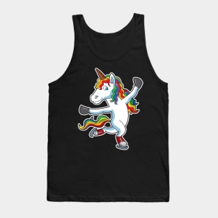 Ice Skate Unicorn Figure Skater Skating Tank Top